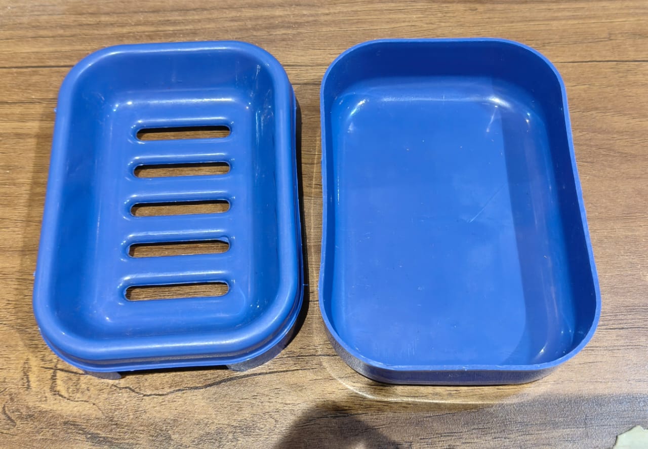 Premium Quality Rectangular Blue Plastic Soap Case (1 Pc) Premium Quality Rectangular Blue Plastic Soap Case (1 Pc)
